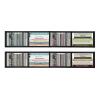 2 Pieces Modern CD Storage Floating Shelf CD DVD Video Game Organizer 4 Compartment Wall Mounted CD Storage Rack with Load-Bearing Capacity up to 22lbs view 3