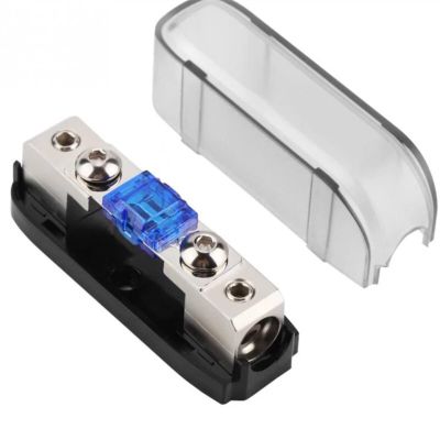 30-150A Stereo Audio Single Way Fuse Holder Power Distribution Block Fusebox Car Accessories Zinc Alloy 1Pcs(40A)