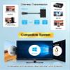 AKWOR HDMI to VGA+HDMI Adapter for Dual Monitor, HDMI to VGA & HDMI Splitter 1 to 2,1080P@60HZ Full HD Display Video Converter Compaitble with Windows/Mac Os/Linux, Plug & Play view 4