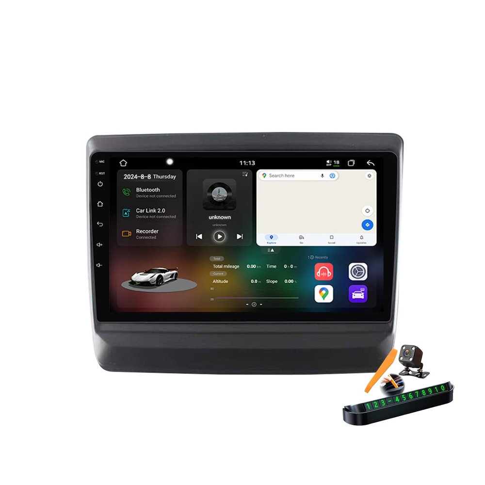 YLOXFW Y150s, Car Stereo Android 14.0 Radio for D-MAX/DMAX 2020-2025 GPS Sat Navigation 9'' Touchscreen DVD Multimedia Video Player FM BT Receiver with Carplay 4G 5G WiFi DSP SWC