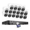 ANNKE 4K Security Camera System, 16CH H.265+ DVR with AI Human/Vehicle Detection for Home/Business Surveillance, 16X 8MP CCTV Turret Cams with Smart Color Night Vision, Work with Alexa, 4TB Hard Disk view 1