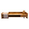 AngelcityCC Monitor Stand Riser, 3 Tiers Laptop Computer Monitor Riser, Desktop Wooden Screen Monitor Stand Riser with Storage&Lock for Home Office view 2