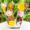 Handmade Floral Night Light, Floral Resin Night Light Letter, Floral Resin Letter Lamp with LED Light, Handmade Floral Resin Letter Night Light, Personalized DIY Floral Letter Name Night Light (V) view 1