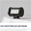 10pcs TTARTISAN Magnetic LED Light, Rechargeable Mini LED Camera Light 3000K/4500K/6000K CRI95+ for Photography, Super Mini, Magnetic Mount with 0-180 Degrees Adjustment, Lanyard Hole view 4
