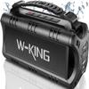 W-KING Bluetooth Speaker, 30W RMS(60W Peak) Portable Wireless Loud Speakers, IPX6 Waterproof Outdoor Speaker Boombox, 24H, EQ, AUX, TF Card, USB Playback, Powerful Speaker for Home, Party, Camping view 1