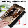 Case for 6.8" Kindle Paperwhite (11th Generation-2021) and Kindle Paperwhite Signature Edition,Slim Lightweight Smart Shell Stand Cover with Auto Wake/Sleep,Running Horse view 3