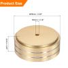 MECCANIXITY 8 Pcs Subwoofer Isolation Pad, 58x22mm Speaker Isolation Pad Feet Speaker Spikes Turntable Audio Studio Monitor Isolation Pad for Audio Equipment, M4 Screws Gold view 2
