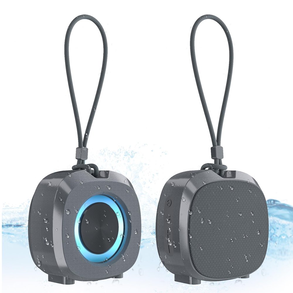 Bluetooth Speaker Portable Media Players Clear Loud Stereo Sound Deep Bass Wireless Speaker With Lights TWS IPX5 Waterproof Small Speakers Long Playtime for Home/Party/Outdoor/Beach Electronic Gadgets