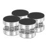 MECCANIXITY 4 Pcs Subwoofer Isolation Pad, 45x40mm Speaker Isolation Pad Feet Speaker Spikes Turntable Audio Studio Monitor Isolation Pad for Audio Equipment, Silver view 1