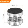 MECCANIXITY 4 Pcs Subwoofer Isolation Pad, 45x40mm Speaker Isolation Pad Feet Speaker Spikes Turntable Audio Studio Monitor Isolation Pad for Audio Equipment, Silver view 2