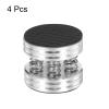 MECCANIXITY 4 Pcs Subwoofer Isolation Pad, 45x40mm Speaker Isolation Pad Feet Speaker Spikes Turntable Audio Studio Monitor Isolation Pad for Audio Equipment, Silver view 3