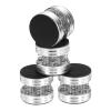 MECCANIXITY 4 Pcs Subwoofer Isolation Pad, 45x40mm Speaker Isolation Pad Feet Speaker Spikes Turntable Audio Studio Monitor Isolation Pad for Audio Equipment, Silver view 4