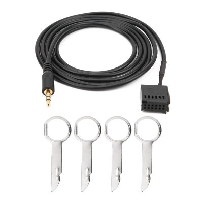 NDNCZDHC Car AUX Cable Audio Adapter Replacement for Focus/Mondeo/C Max/Fusion 6000CD 3.5mm Jack