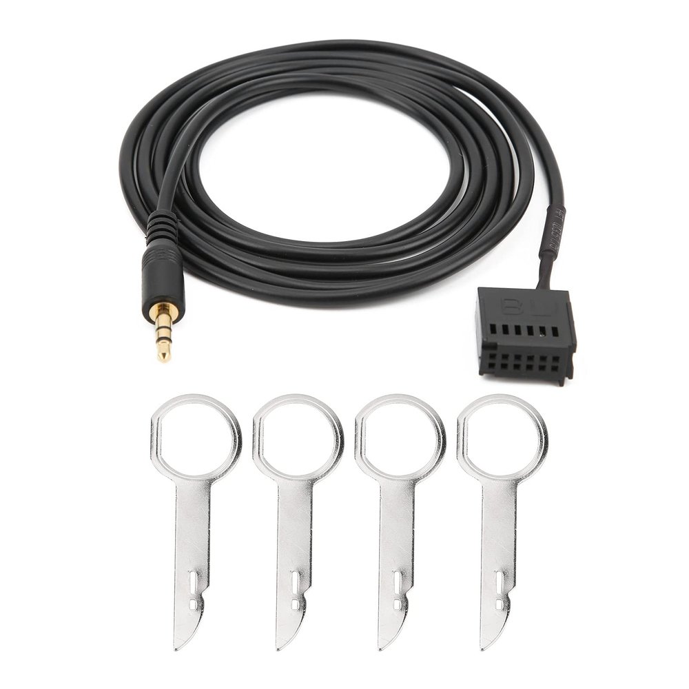 NDNCZDHC Car AUX Cable Audio Adapter Replacement for Focus/Mondeo/C Max/Fusion 6000CD 3.5mm Jack