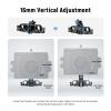NEEWER Matte Box Support, LWS 15mm Dual Rod Clamps with 1/4" Screw & 0.9"/22mm Vertical Adjustment, Compatible with SmallRig NEEWER Mini Matte Boxes, PG013 view 3