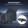 NEEWER Matte Box Support, LWS 15mm Dual Rod Clamps with 1/4" Screw & 0.9"/22mm Vertical Adjustment, Compatible with SmallRig NEEWER Mini Matte Boxes, PG013 view 4