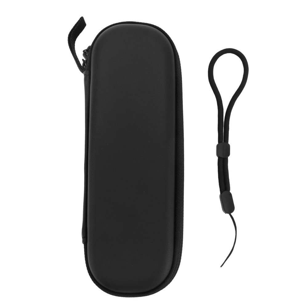 ANGGREK Action Camera Protective Bag, Compact and Lightweight Anti Pressure Action Camera Carrying Case with Hand Rope for Travel (Black)