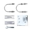 Antenna Mast Mount Bracket, Antenna Mast Pipe Mount Aluminum Alloy Weatherproof Versatile Flexible Adjustment for Wall (Type 2) view 2