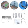 Antenna Mast Mount Bracket, Antenna Mast Pipe Mount Aluminum Alloy Weatherproof Versatile Flexible Adjustment for Wall (Type 2) view 4
