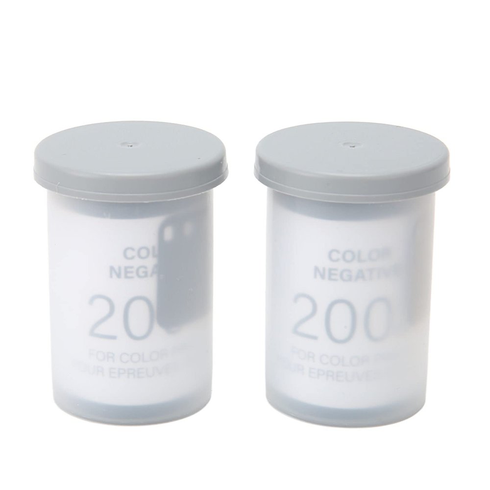 Akozon High Saturation ISO 200 2 Rolls 35mm Camera Color Film for 135 Cameras - 8 Sheets Each Color Negative Film with Wide Exposure Range