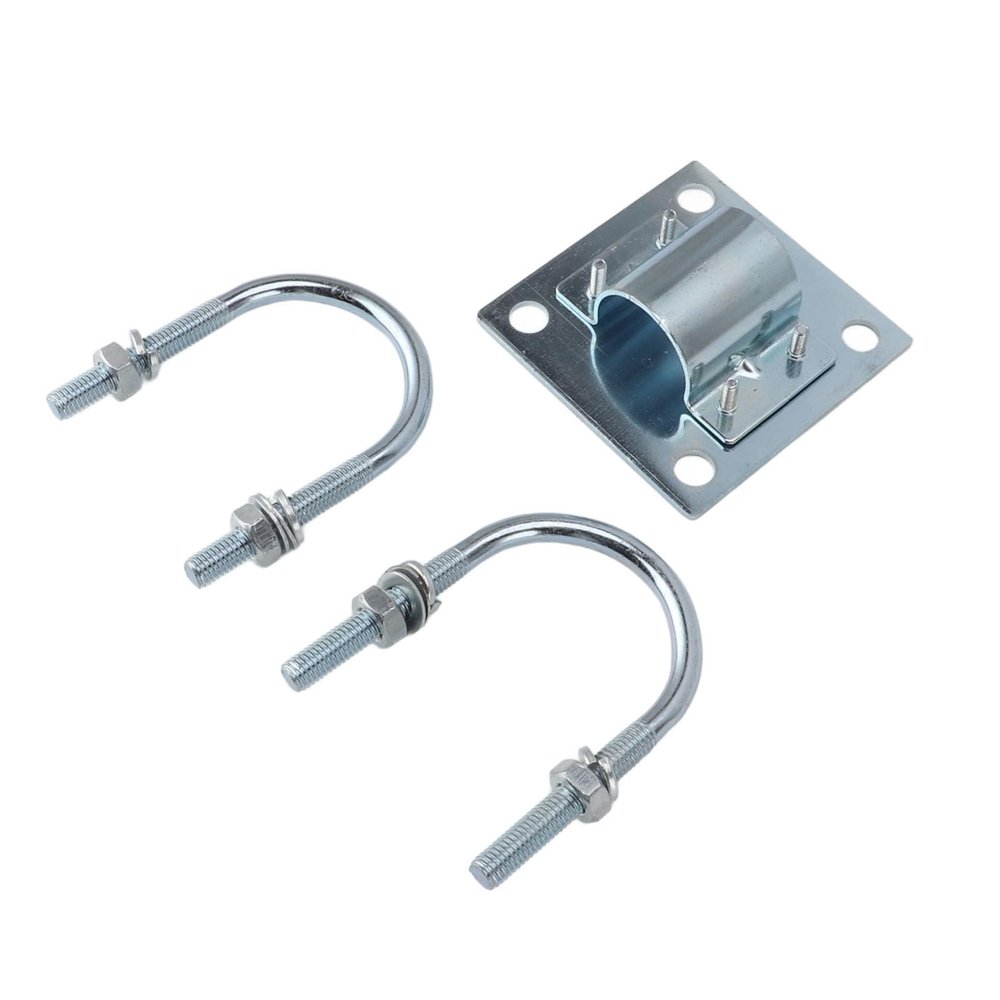 ANGGREK Antenna Mast Mount Bracket, Antenna Mast Pipe Mount Aluminum Alloy Weatherproof Versatile Flexible Adjustment for Wall (Type 1)