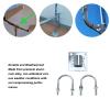 ANGGREK Antenna Mast Mount Bracket, Antenna Mast Pipe Mount Aluminum Alloy Weatherproof Versatile Flexible Adjustment for Wall (Type 1) view 4