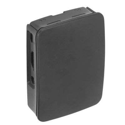 Akozon 3 B Micro Computer Enclosure Shell Case Box in Flame-Retardant ABS Black Material with Efficient Cooling System