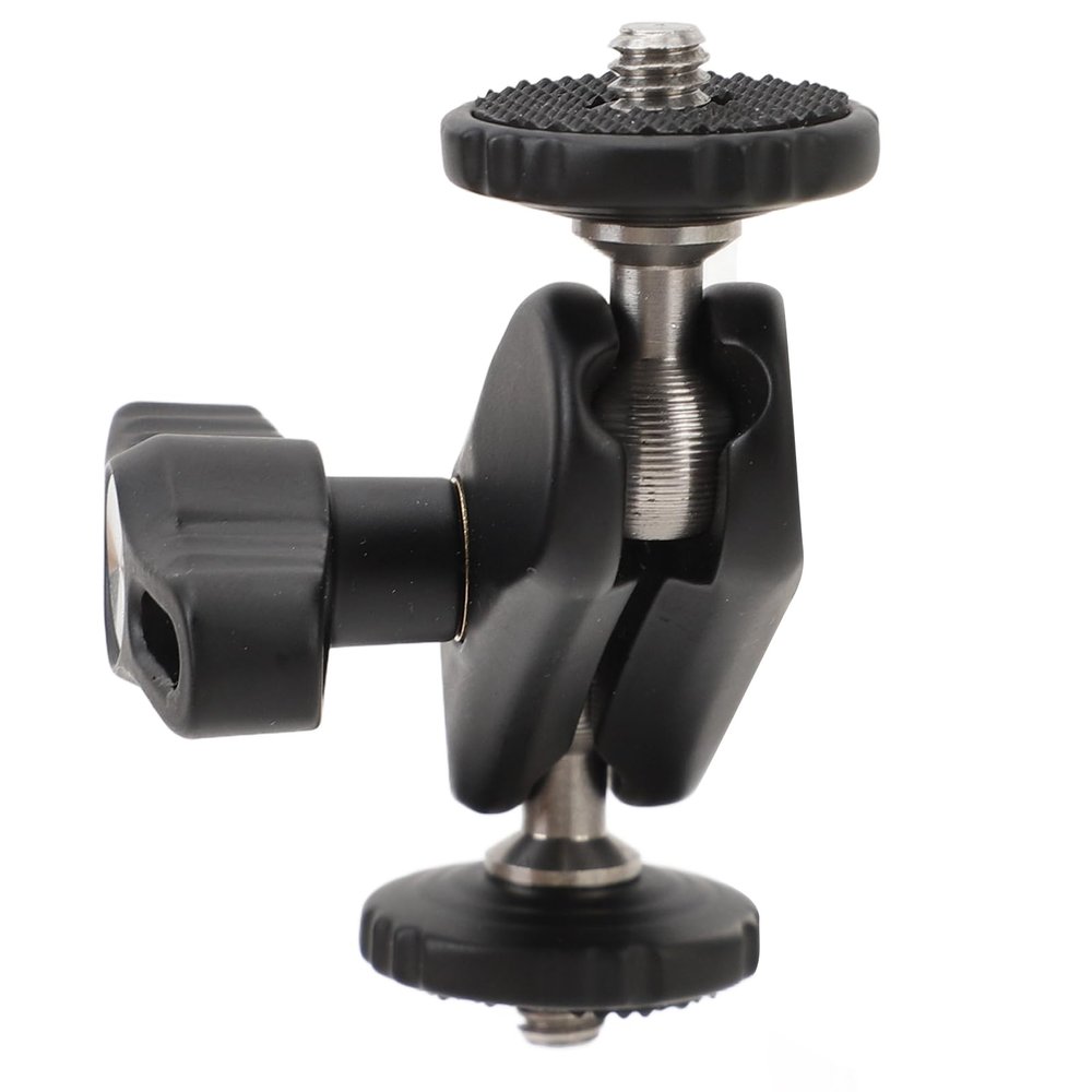 ANGGREK Articulating Arm, Ball Head CNC Machined Universal Articulating Arm 1/4inch Screw for Monitor