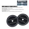 ANGGREK Reel Adjusting Disc, High Temperature 82mm Diameter Vibration Isolation Lightweight Nab HUB Adapter Spacer for Reel to Reel Tape Recorders (1.2mm) view 3