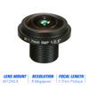 1.7mm 5MP HD F2.0 Panoramic CCTV Camera Lens Wide Angle Board Lens with 180 view 3