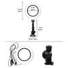 6 Inch Portable Ring Fill Light LED Mobile Phone Selfie Light 3 Light Modes for Chat/Meeting/Makeup view 2