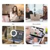 6 Inch Portable Ring Fill Light LED Mobile Phone Selfie Light 3 Light Modes for Chat/Meeting/Makeup view 3