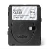 Brother Original Btag-131 Labelling Tape 12 mm Wide 4 m Long Black/Transparent view 3