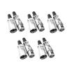 DBEIXIWEI XLR 3 Pin Male & Female Plugs Audio Mic Microphone Cable Plug Connector Audio Socket, 5 Pair Male and Female XLR Connector view 2