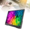 Heayzoki Portable Monitor Touchscreen 15.6 Inch, 1080P 10-Point Touch Screen Monitor, USB C HD Multimedia Interface Portable Display with Dual Stereo Speakers view 3