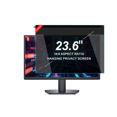 TYLGDSGS [2-Pack 23.6/23.8 Inch Acrylic Computer Privacy Screen Filter for 16:9 Widescreen Computer Monitors,Hanging Type Removable and Easy Installation Anti Blue Light Glare Filter