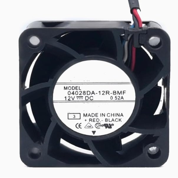 04028DA-12R-BMF 40X40X28MM 4CM 12V 0.52A 4-Wire Cooling Fan