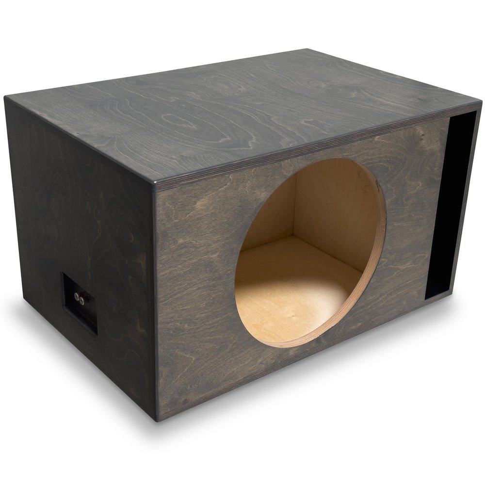 Adire Audio Single 15 Inch Subwoofer Box Ported 3.5 Cu Ft, Baltic Birch, Pre-Wired 10ga OFC - 24mm Baffle, USA Made Birch Ply Subwoofer Enclosure to Enhance Sound & Bass, Handles up to 1500W