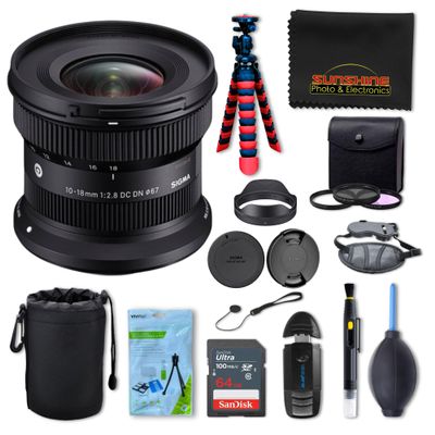 10-18mm F2.8 DC DN for Canon -RF Mount (Lens + Pro Bundle)