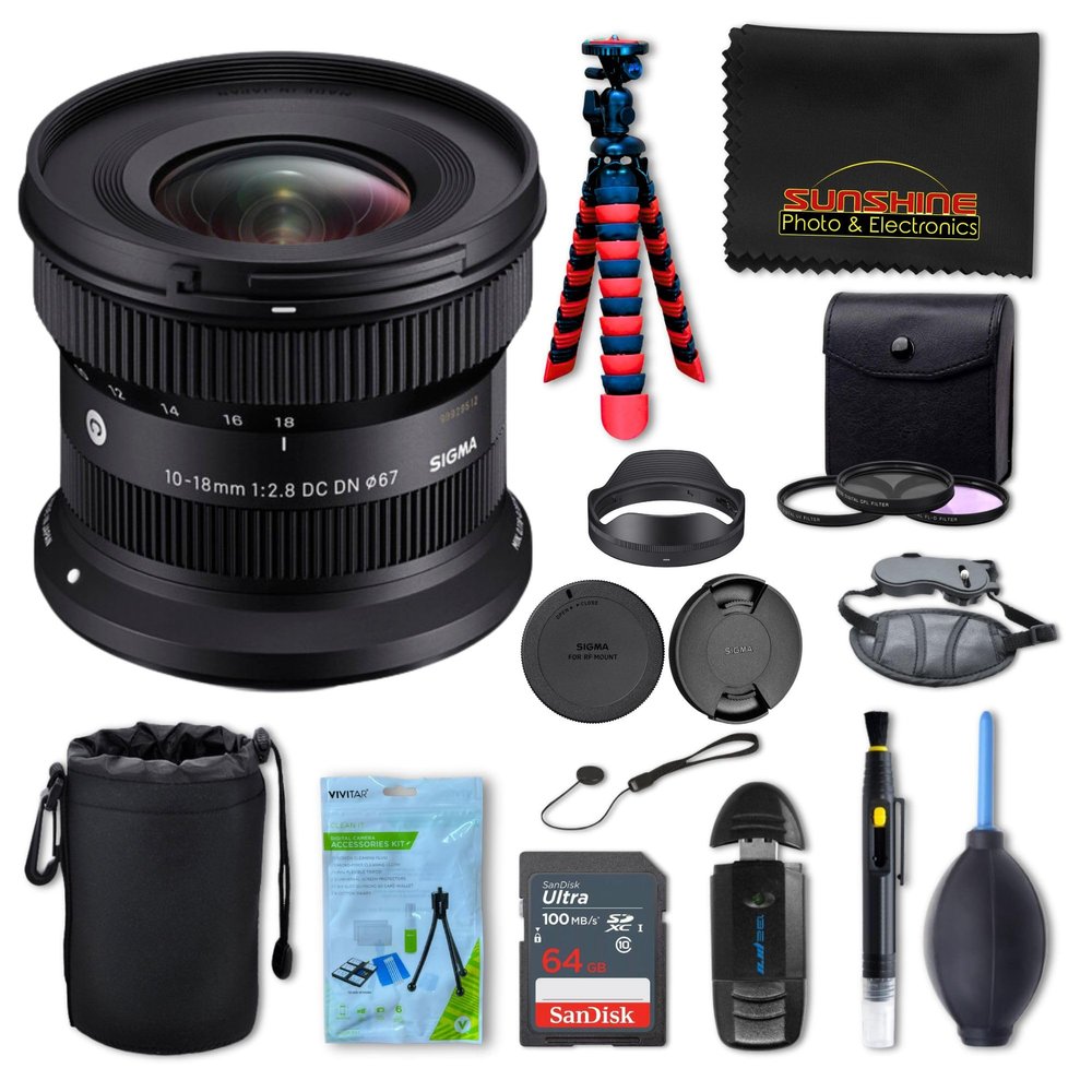 10-18mm F2.8 DC DN for Canon -RF Mount (Lens + Pro Bundle)