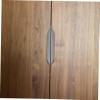 BUTIFULSIC 1set Modern Door Pull Handles Thumb Cabinet Pulls for Easy Installation for Closets Dressers and Cabinets Space-Saving Design view 2