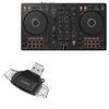 BoxWave Smart Gadget Compatible with Pioneer DJ DDJ-FLX4 - AllReader SD Card Reader, microSD Card Reader SD Compact USB - Jet Black view 1