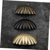 ANDRESLAD 3pcs Gold Pulls Replacement Cabinet Door Knobs Brushed Handles for Kitchen view 4