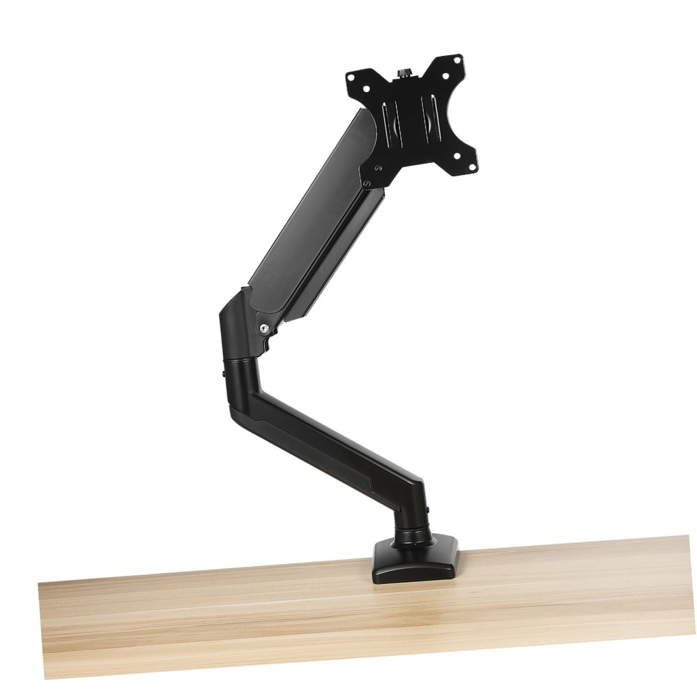 BRIGHTFUFU Wali Monitor Stand Gas Spring Arm Aluminum Alloy Desk Mount for Single Monitor