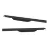 WOONEKY Cabinet Pulls Black Knurled Aluminum Easy to Install Decorative Handles for Kitchen Closet view 1