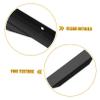 WOONEKY Cabinet Pulls Black Knurled Aluminum Easy to Install Decorative Handles for Kitchen Closet view 2