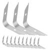 COOLHIYA 100pcs Aluminum Alloy Spring Clips Picture Frame Hardware for Easy Installation Sturdy Backing Clips for Photo Display and Use view 1