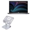 BoxWave Stand and Mount Compatible with Dell Latitude 5510 (14 in) - Executive VersaView Laptop Stand, Ergonomic Adjustable Viewing Angle Metallic Riser - Metallic Silver view 1