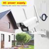 onovatpol Fake Security Camera with Motion Sensor Light&Audio& Sound&Doorbell for Outdoor, Decoy Simulated Dummy Surveillance Cameras for Inside, IP54, Warning Sticker Included (Power Adapter) view 4