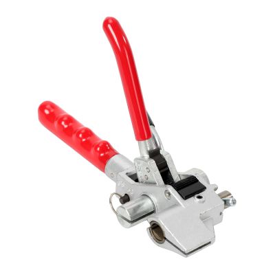 Bazzurt Stainless Steel Cable Tie Tool,Automatic Tightening Cutting Ratchet Tie Clamp,Suitable for Tie Width of (0.315-0.787) inch,Simple and Efficient,Suit Indoors and Outdoors
